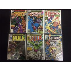 MARVEL COMICS FANTASTIC FOUR & INCREDIBLE HULK COMIC BOOK LOT