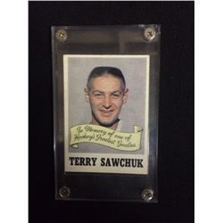 TERRY SAWCHUK MEMORIAL HOCKEY CARD