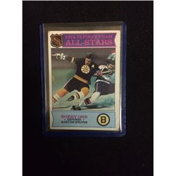 1974-75 BOBBY ORR NHL FIRST TEAM ALL STARS HOCKEY TRADING CARD