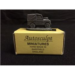 COLLECTIBLE AUTOSCULPT MINIATURES CAR HAND MADE IN SHEFFIELD ENGLAND