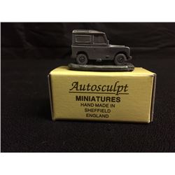COLLECTIBLE AUTOSCULPT MINIATURES CAR HAND MADE IN SHEFFIELD ENGLAND