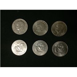 1970'S USA SILVER DOLLAR COINS