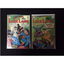 VINTAGE SILVER AGE DC SUPERMANS LOIS LANE COMIC BOOK LOT