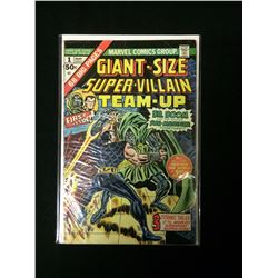 VINTAGE FIRST ISSUE GIANT SIZED SUPER-VILLAIN TEAM UP MARVEL COMIC BOOK
