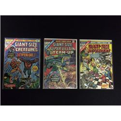 VINTAGE GIANT SIZE MARVEL COMICS COMIC BOOK LOT