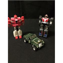 EARLY 1980'S VINTAGE TRANSFORMERS ACTION FIGURE LOT