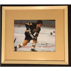 AUTOGRAPHED FRAMED BOBBY ORR 11" X 14"  PHOTO W/ COA
