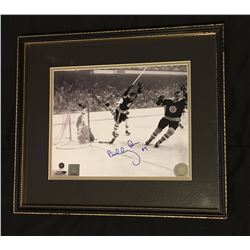 AUTOGRAPHED FRAMED BOBBY ORR 8" X 10" PHOTO W/ COA