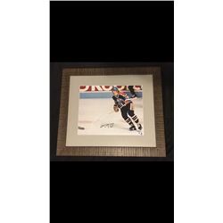 AUTOGRAPHED FRAMED WAYNE GRETZKY 11" X 14" PHOTO W/ COA
