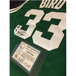 AUTOGRAPHED LARRY BIRD BASKETBALL JERSEY W/ COA BOSTON CELTICS