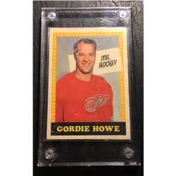 1965 MR HOCKEY GORDIE HOWE TOPPS HOCKEY TRADING CARD