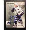 Image 1 : AUTOGRAPHED & NUMBERED ALEXANDRE BURROWS PRIZED PROSPECTS FLEER HOCKEY TRADING CARD