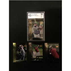 GRADED MINT 10 TIGER WOODS CARD LOT