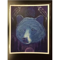 2010 SIGNED NATIVE ART PRINT BY HUBERT BILLY