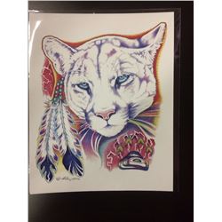 2016 SIGNED NATIVE ART PRINT BY HUBERT BILLY