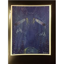 2010 SIGNED NATIVE ART PRINT BY HUBERT BILLY