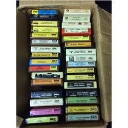 ELVIS PRESLEY 8 TRACK CASSETTE LOT