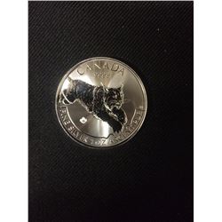 2017 ONE OUNCE 9999 FINE SILVER 5 DOLLAR CANADIAN COIN