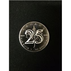 2013 ONE OUNCE 9999 FINE SILVER FIVE DOLLAR CANADIAN COIN
