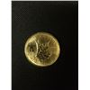 Image 1 : VANCOUVER OLYMPICS 9999 ONE OUNCE CANADIAN PURE GOLD ROUND