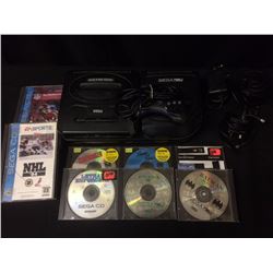 SEGA GENESIS GAME SYSTEM LOT