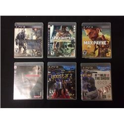 PLAYSTATION 3 VIDEO GAME LOT