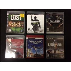 PLAYSTATION 3 VIDEO GAME LOT