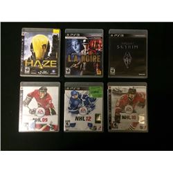 PLAYSTATION 3 VIDEO GAME LOT