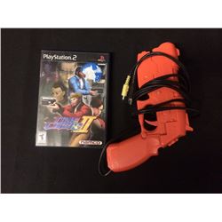 PLAYSTATION 2 TIME CRISIS 2 VIDEO GAME W/ GUN