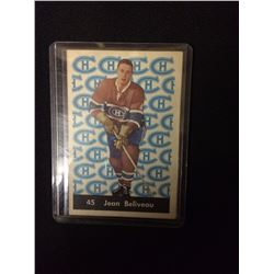 1962 TOPPS JEAN BELIVEAU HOCKEY CARD