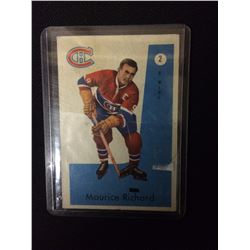 1958 PARKHURST MAURICE RICHARD HOCKEY CARD