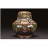Image 1 : A FINE CLOISONNE JAR, by Hayashi Kodenji 3rd, the ovoid body with a cylindrical neck turned in at...