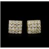 Image 1 : 14KT Yellow Gold 1.46 ctw Diamond Earrings
