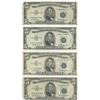Image 1 : 1953 $5 Silver Certificate Currency Lot of 4