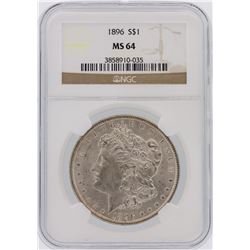 1896 NGC MS64 Morgan Silver Dollar