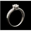 Image 4 : 0.70 ctw Diamond Ring - 14KT White Gold