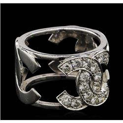 0.75 ctw Diamond Ring - 18KT White Gold