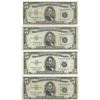 Image 1 : 1953 $5 Silver Certificate Currency Lot of 4