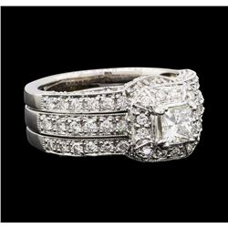 1.53 ctw Diamond Ring - 18KT White Gold