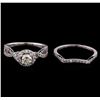Image 2 : 0.75 ctw Diamond Ring - 14KT White Gold