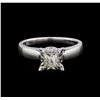 Image 2 : 0.93 ctw Diamond Ring - 14KT White Gold