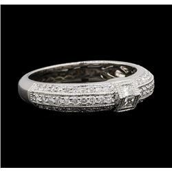 0.60 ctw Diamond Ring - 18KT White Gold