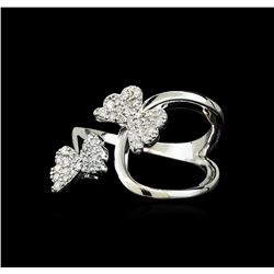 0.37 ctw Diamond Ring - 14KT White Gold