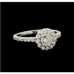 1.04 ctw Diamond Ring - 14KT White Gold