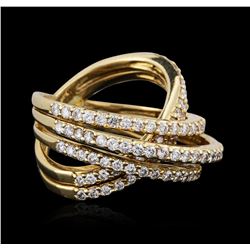 18KT Yellow Gold 1.62 ctw Diamond Ring