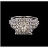 Image 2 : 5.91 ctw Diamond Ring - 14KT White Gold