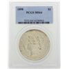 Image 1 : 1898 PCGS MS64 Morgan Silver Dollar