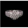 Image 2 : 14KT White Gold 2.55 ctw Diamond Ring