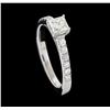 Image 4 : 0.71 ctw Diamond Ring - 14KT White Gold