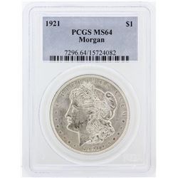 1921 PCGS MS64 Morgan Silver Dollar